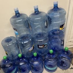 Water jugs….. empty!! 