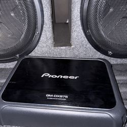 Kenwood 12s And Pioneer Amp Combo 