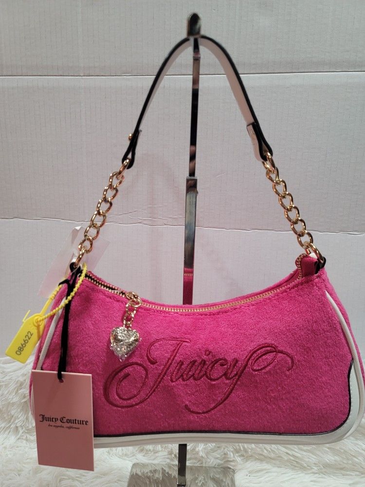 Juicy Couture Raising Star Pink Flash Shoulder Bag Brand New With Tags