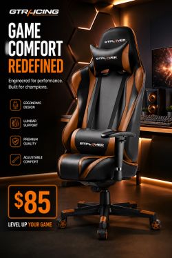 GTRACING GAME CHAIR NEW