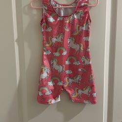 Girls Unicorn Gymnastics Leotard Fits 2-3 Years Old