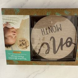 Wooden Monthly Photo Props 