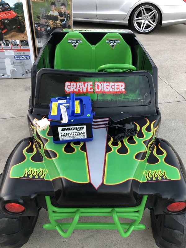 Grave Digger 24volt Electric Kids Ride On Cars Wheels For In Grave Digger 24volt Electric Kids Ride On Cars Wheels