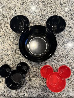 3 Mickey Mouse Bowls