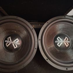 (2)Crossfire 15inch Subwoofers