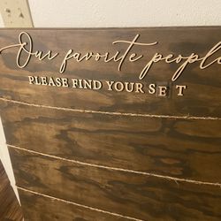 Wedding Seating Chart 