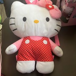 Hello Kitty, plushy backpack