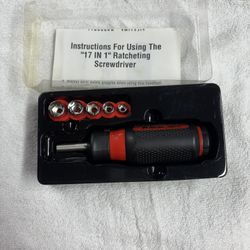17 in 1 Ratcheting Screwdriver.