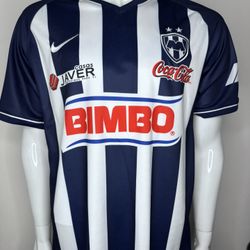 2007/08 Rayados de Monterrey Home Jersey  Navy/white
