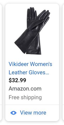Leather Gloves Vikideer. New.