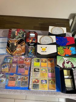Pokémon card bundle empty boxes