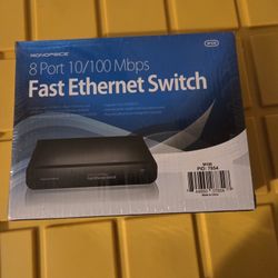 Monoprice 8 Port 10/100Mbps Fast Ethernet Switch