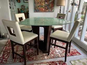 Najarian Counter-Height Dining Table Set – 4 Chairs