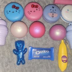 The creme shop Macaroon & Eos lip Balm 12 pc Set