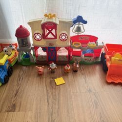 Fisher prices- little people- Farms And Chocho Zoo