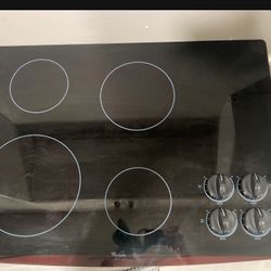 Whirlpool flat top stove