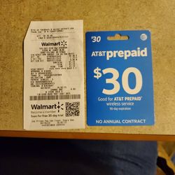 AT&T Prepaid Gift Certificate