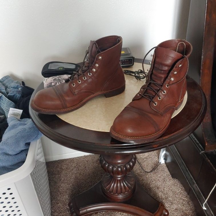 Red wing Iron ranger Boots 10