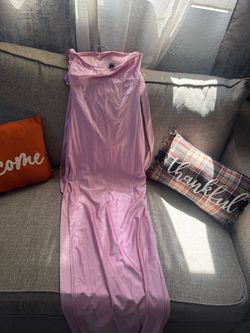 Pink Satin Maxi Formal Dress from Windsor