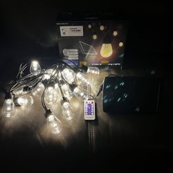 NEW Solar Patio String Lights LED Lights 49 Feet Long 