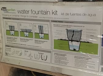 Water Fountain Kit ( below ground) $25