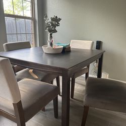 Dinner Table With 4 Chairs NEED GONE ASAP 