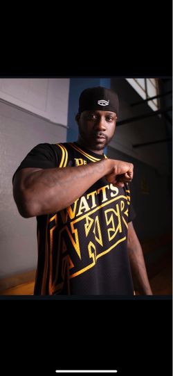 Mitchell and ness Los Angeles lakers jersey TDE top dawg ent size  large