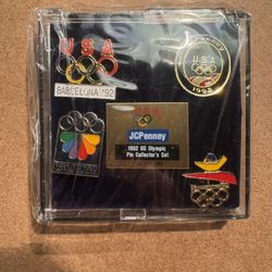 Brand New 1992 JCPenney US Olympic Pin Collectors Set