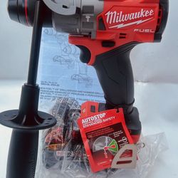 Milwaukee, M18 FUEL 18V Lithium-Ion Brushless Cordless 1/2 in. Hammer Drill/Driver (Tool-Only)