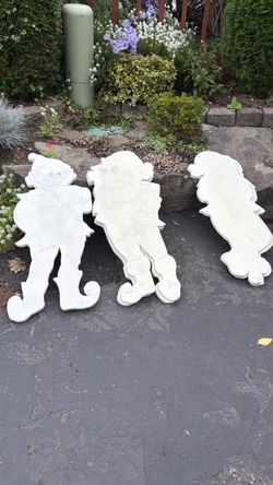 Seven dwarfs Holiday themed solid wood boards. Art project
