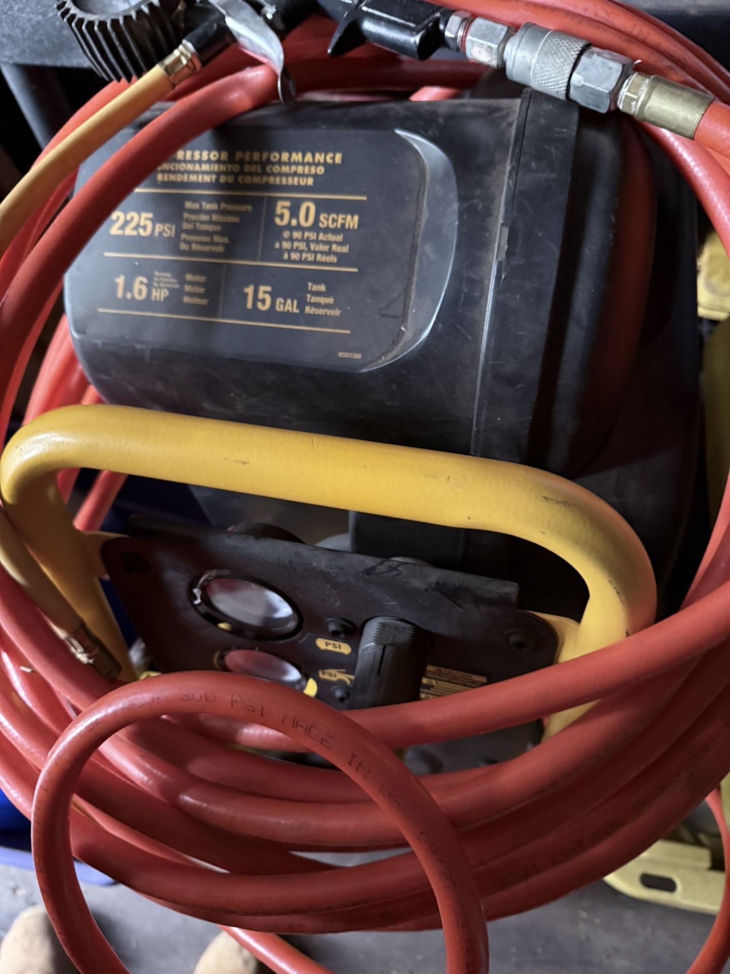 Dewalt 225 Psi Compressor On Wheels