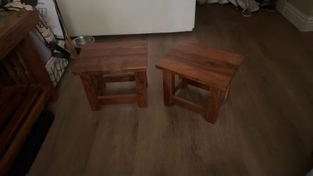 Wood small table