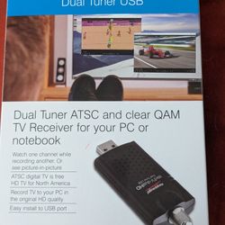 HAUPPAUGE WinTV-DualHD Dual USB 2.0 HD TV Tuner for Windows PC 1595,Black
