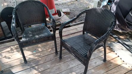 Wicker chairs
