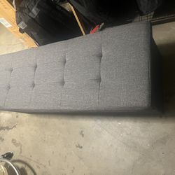 Storage Box Ottoman As Is