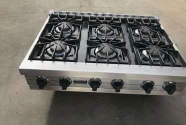Used VIKING 6 burner stove top