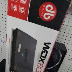 DB Drive 4 Channel 800.4 WDX 1600 Watts Amplifier