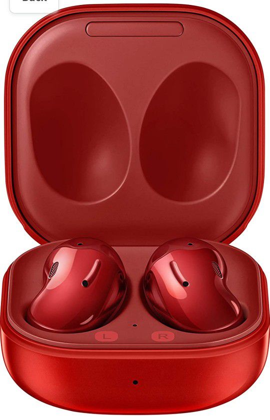 Samsung Galaxy Buds Live, True Wireless Earbuds W/Active Noise Cancelling (Wireless Charging Case Included), Mystic Red