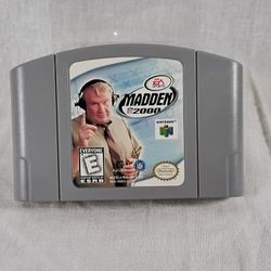 Madden NFL 2000 Nintendo 64 Game Cartridge Only (2000)