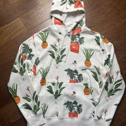 Nike All-Over Print Hoodie (Plants / Basketballs) – Men’s Large (New w/ Tags)
