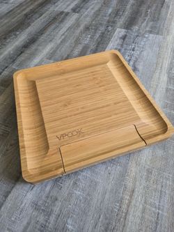 Wood Cheese Tray With Utensils