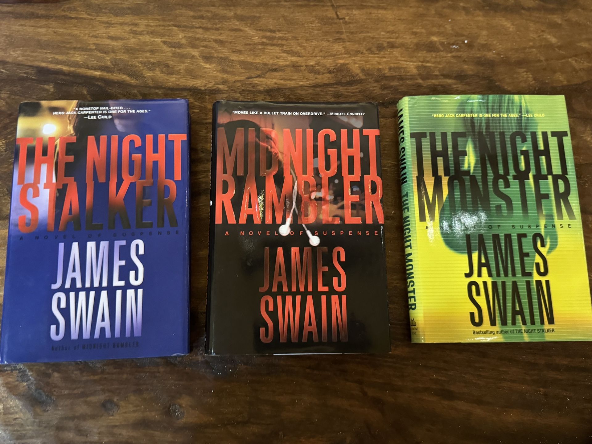 3 James Swain Hardbacks