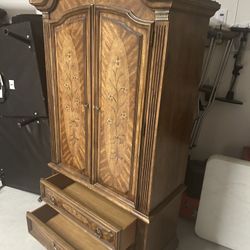 Antique Hardwood Armoire