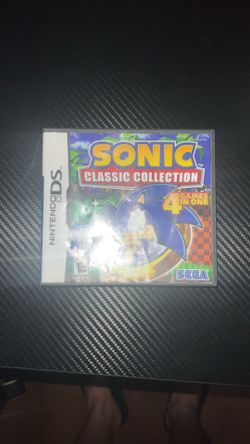 Nintendo Ds Sonic The Hedgehog Classic Collection 4 Games In 1 Catridge Card Not Included 
