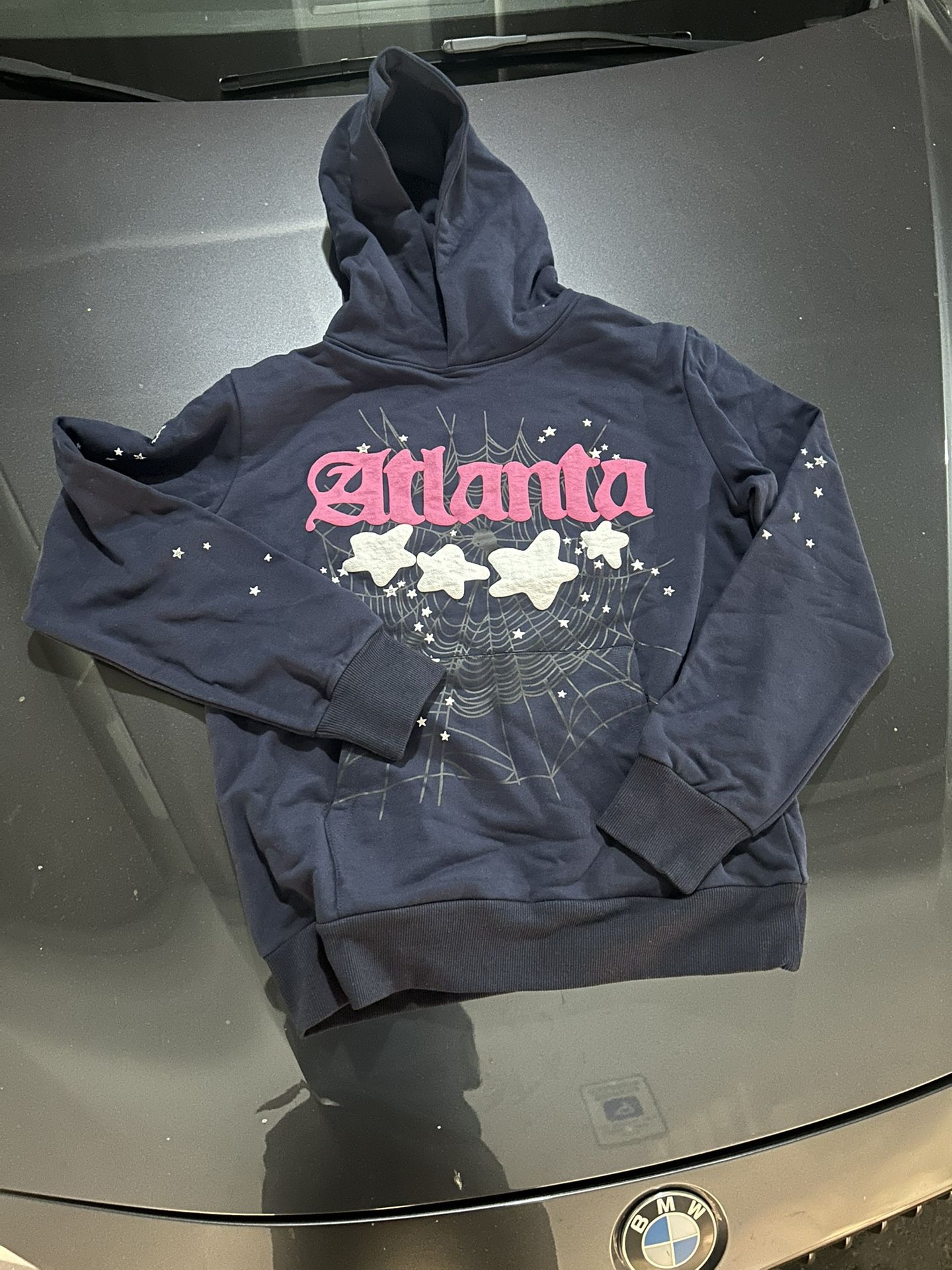 Spider ATL Hoodie Navy Size L