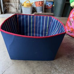 Storage Basket With Handles Kids Toy Bin