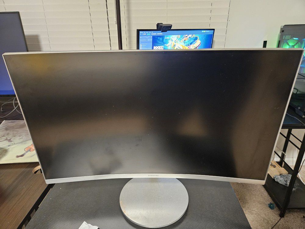 Samsung Curved Monitor 1080p 60hz(No POWER CORD)