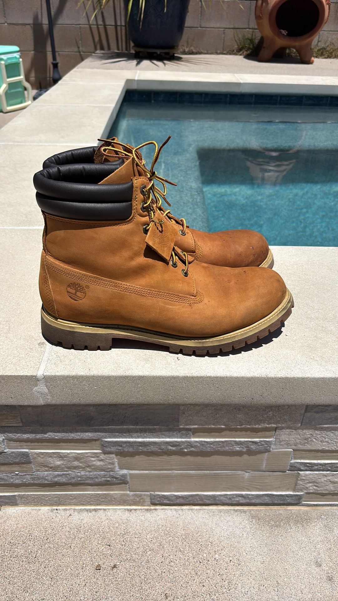 Timberland Pro Men’s Helix Leather Boots Size 14