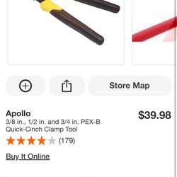 Pex Quick Clamp Tool 