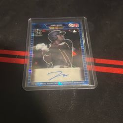 James Wood Rookie Card Autographed Numbered Out Of 1-25